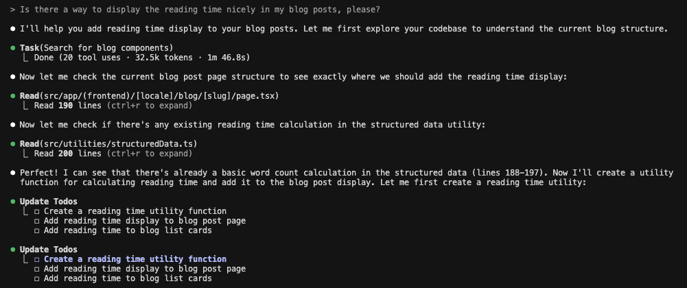 Claude Code Task
